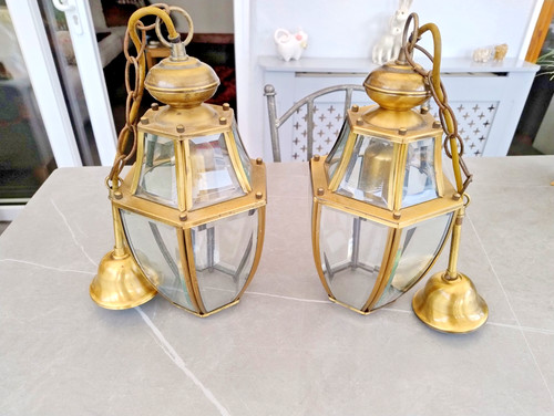 Matching pair french brass - of,