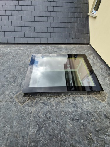 Flat roof lantern skylight - roof,