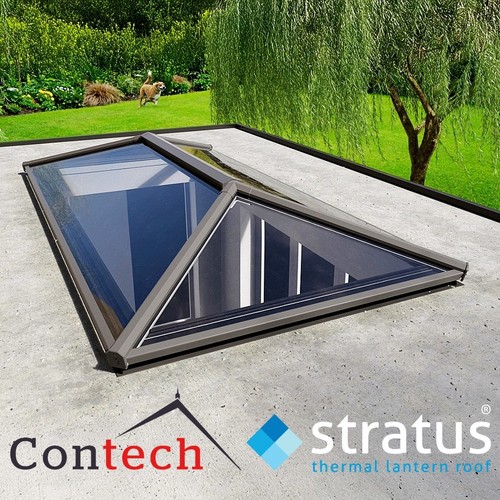 Stratus aluminium roof lantern - aluminium,