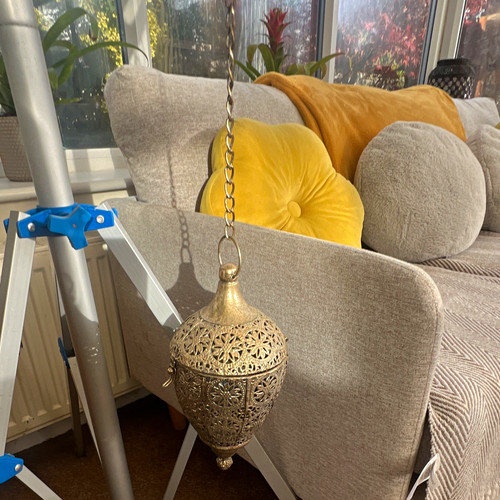 Hanging silver metal - silver,