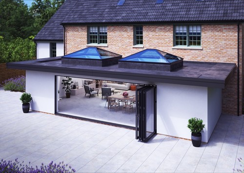 Sky pod rooflight fold - sky, ,bi
