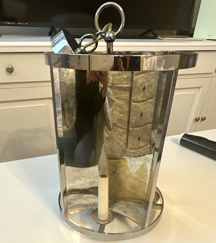 Chrome finish metal glass - finish, &