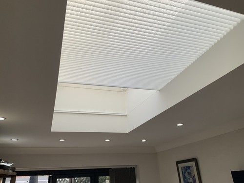 Pleated roof thermal blinds - pleated,